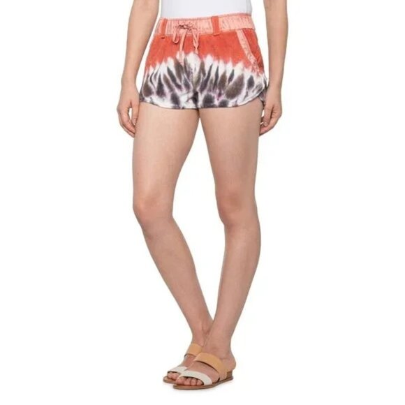 NWT YFB tie dye crew neck sweatshirt and shorts coordinated loungewear set, L - Picture 4 of 14